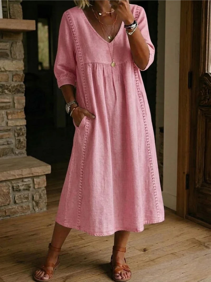 Anaëlle™ | Robe fluide avec poches discrètes